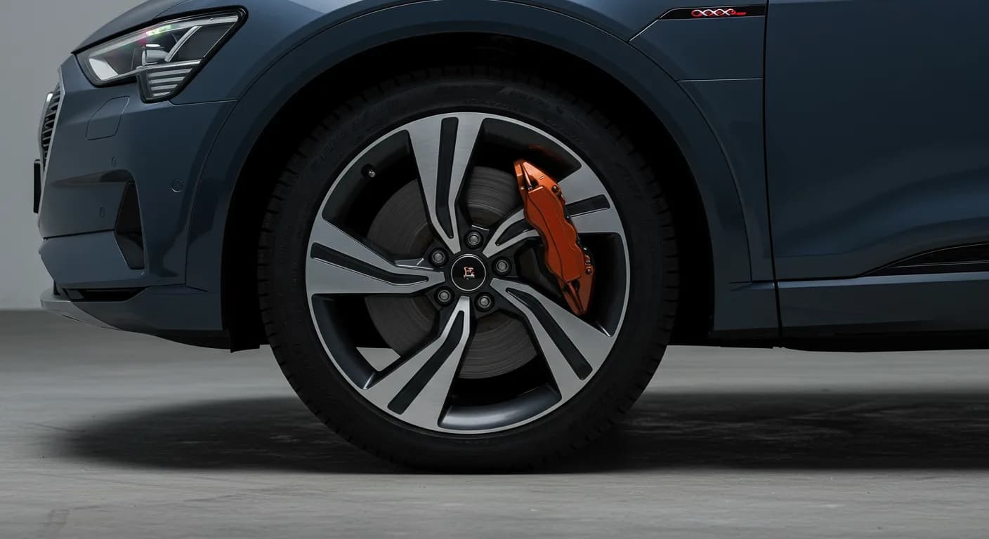 2021 Audi e-tron — Audi e-tron brakes rubbing