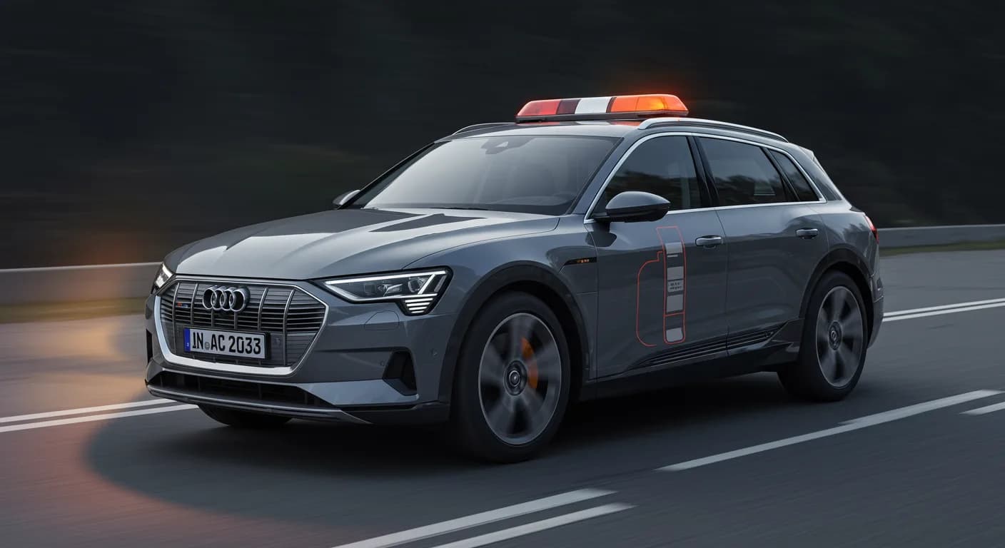 2022 Audi e-tron — Audi e-tron pre sense warning
