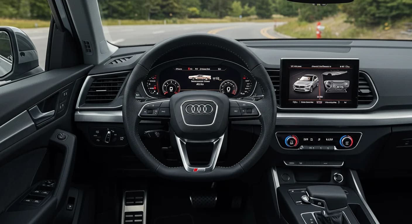 2024 Audi Q5 e — Audi Q5 e instrument cluster warning