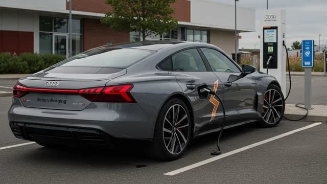 2026 Audi S e-tron GT — Audi e-tron GT battery charging