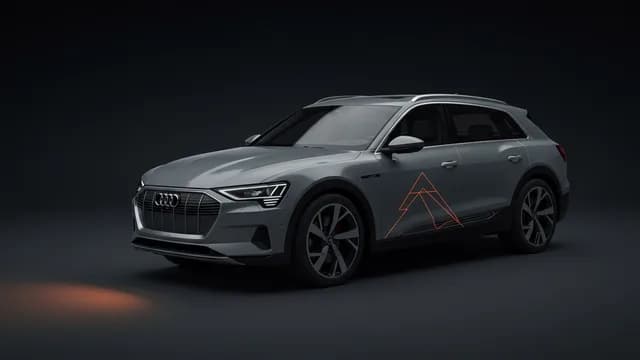 2022 Audi e-tron — Audi Virtual Cockpit pixel error