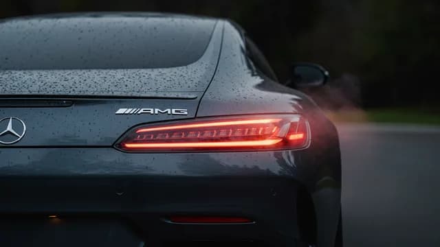 2021 Mercedes-Benz AMG GT — Mercedes-Benz AMG GT rear lamps fogged up