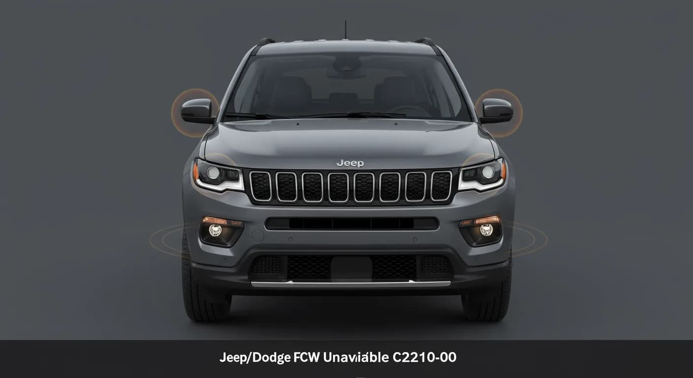 2022 Jeep Compass — Jeep Compass FCW Unavailable C2210-00