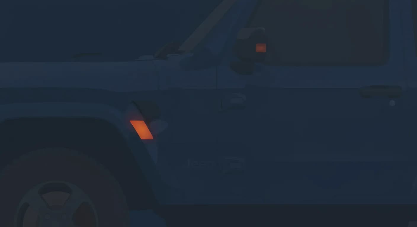 2023 Jeep Wrangler — Jeep Wrangler TPM lamp on