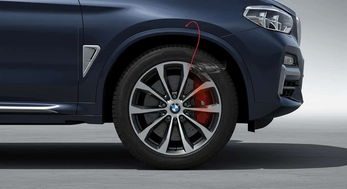 2025 BMW X3 — BMW X3 swivel bearing delivery stop