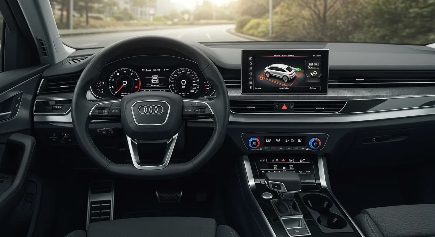 2022 Audi Q8 — Audi SOS emergency call warning