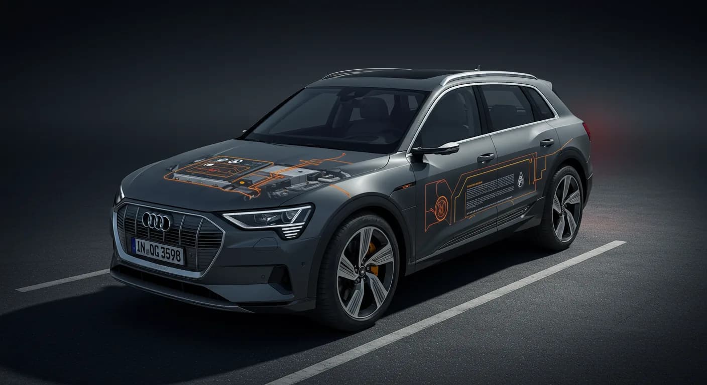 2021 Audi e-tron — Audi e-tron high-voltage battery