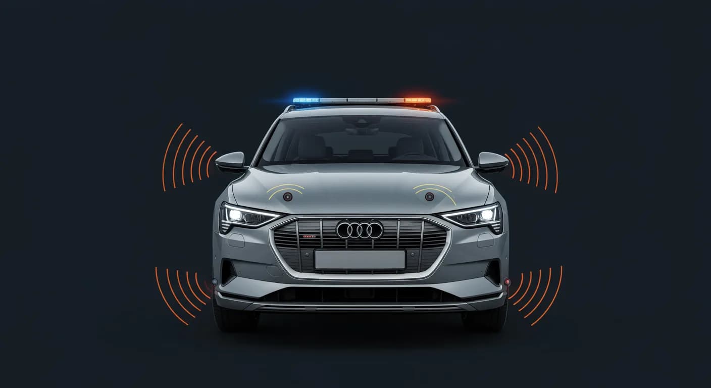 2022 Audi e-tron — Audi e-tron overhead camera