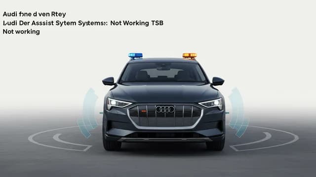 2021 Audi e-tron — Audi driver assist systems not working
