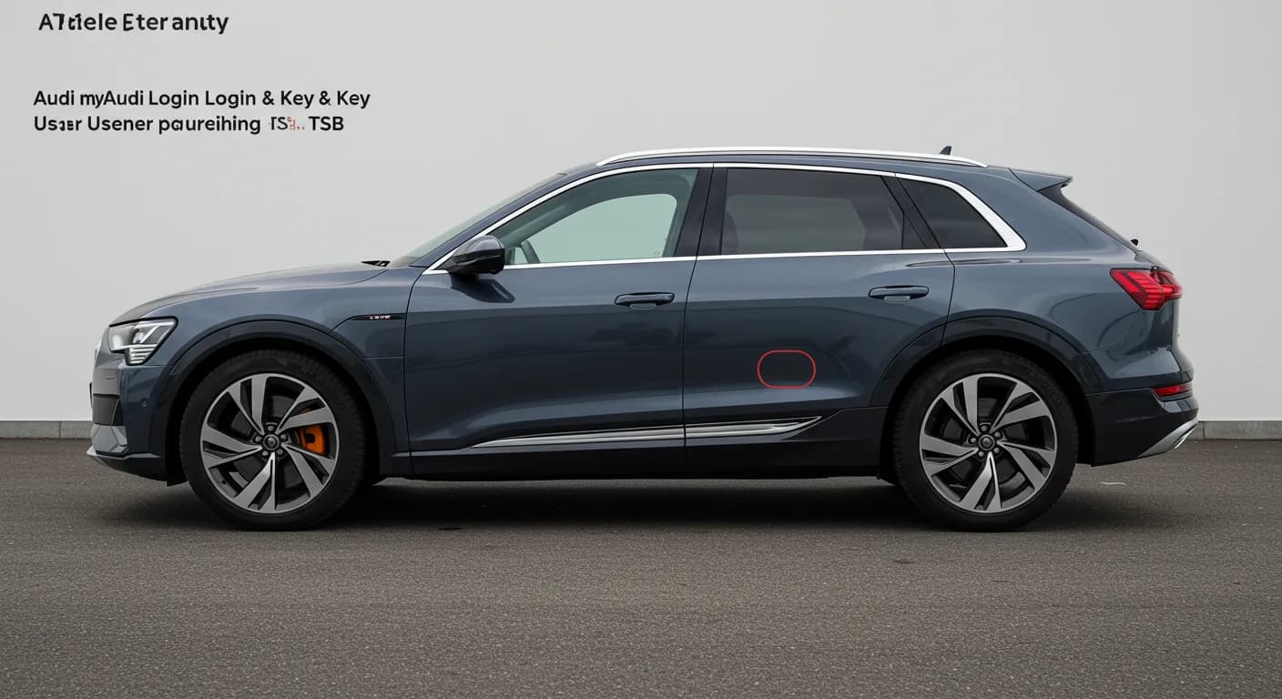 2021 Audi e-tron — Audi myAudi login not working