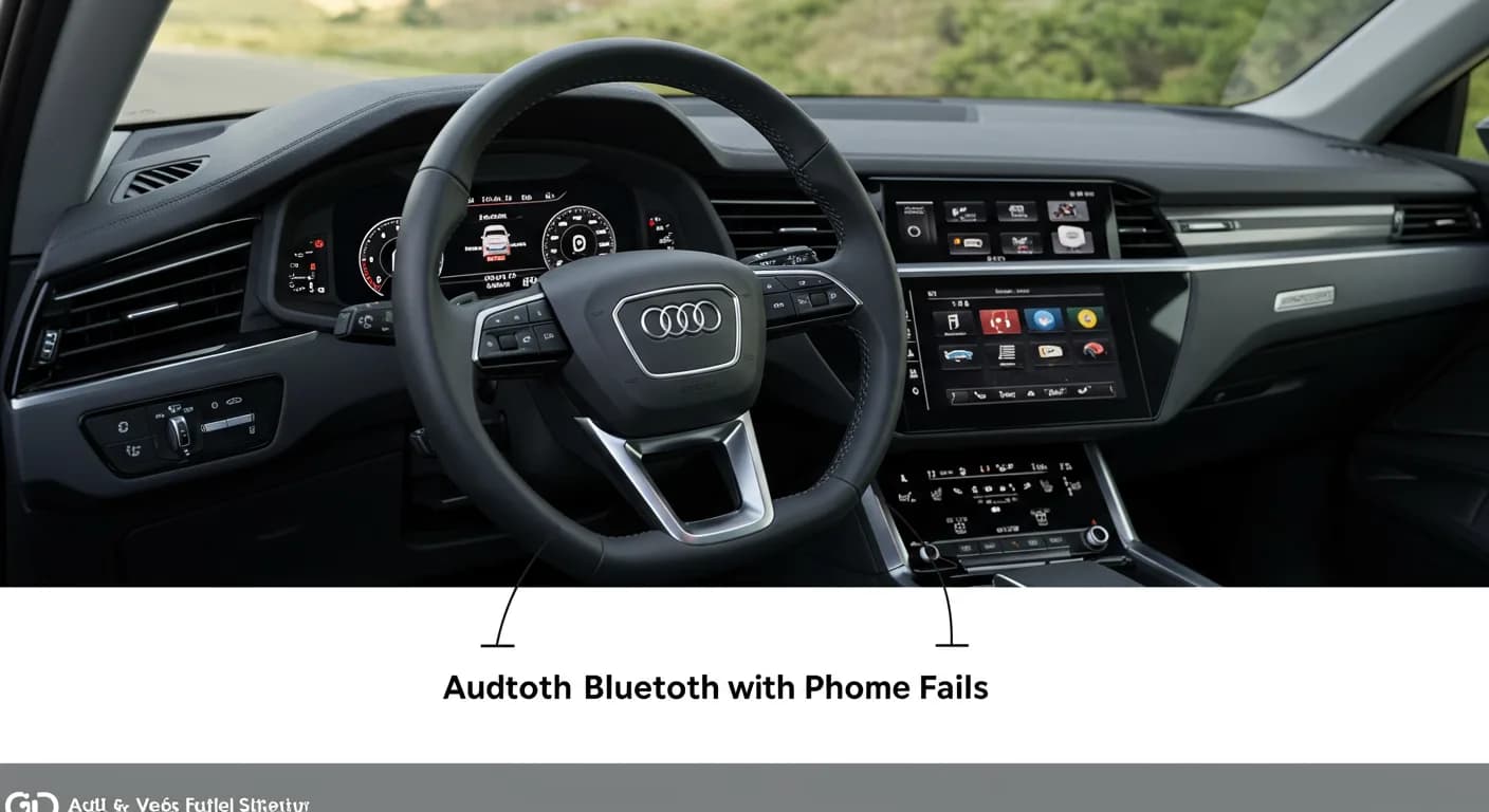 2022 Audi e-tron — Audi Bluetooth pairing fails