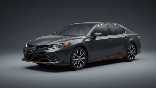 2025 TOYOTA Camry — Toyota Camry iron particle rust