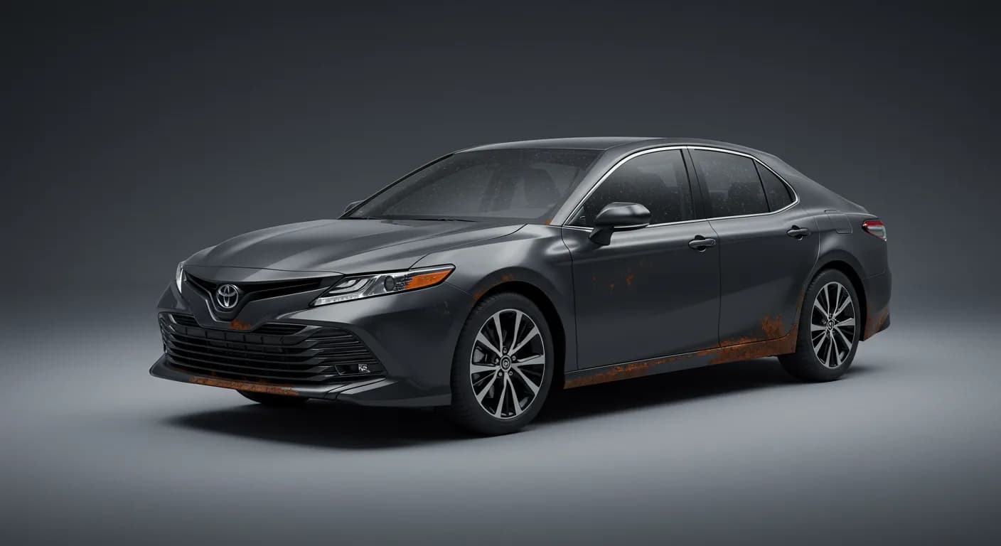2025 TOYOTA Camry — Toyota Camry iron particle rust