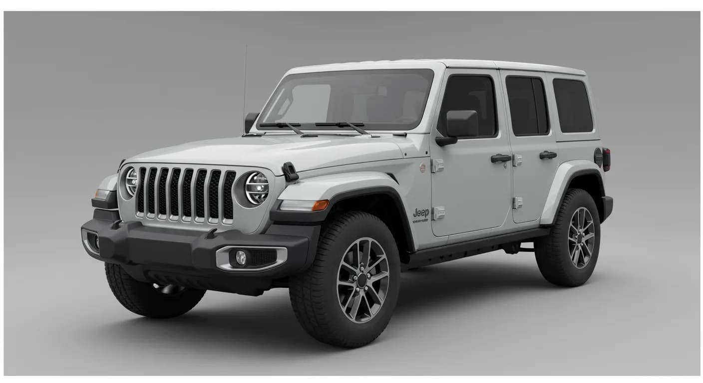 2024 Jeep Wrangler — Jeep mirror stained