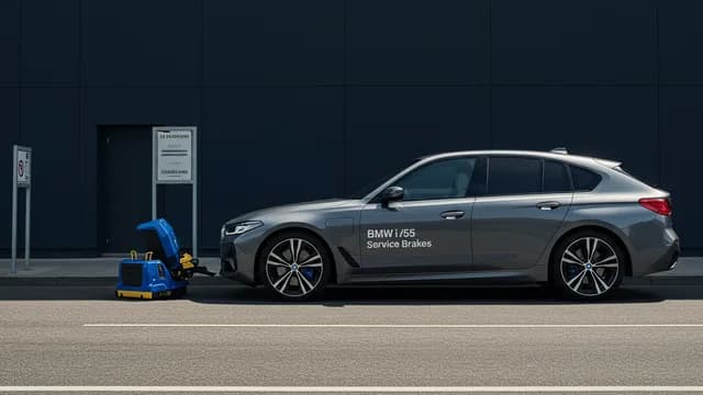 2025 BMW i5 — BMW i5 delivery stop