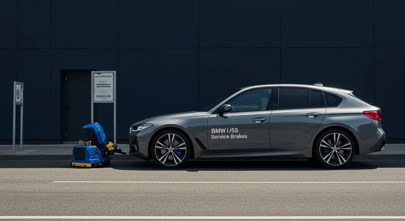 2025 BMW i5 — BMW i5 delivery stop