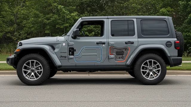 2022 Jeep Wrangler — Jeep Wrangler hinge door parts