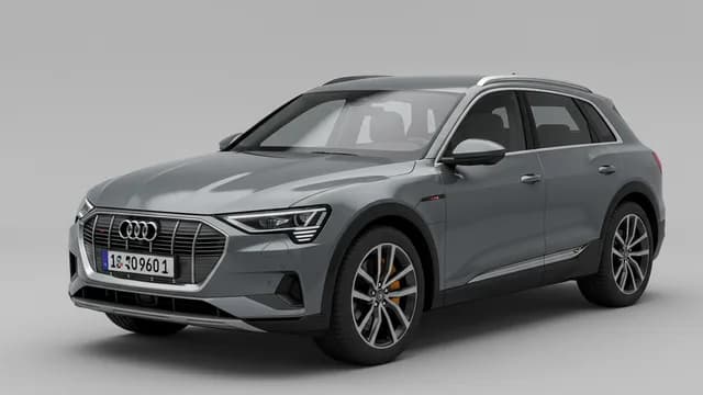 2022 Audi e-tron — Audi CARB EO Label placement