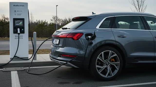 2022 Audi e-tron — Audi e-tron DC charging aborted