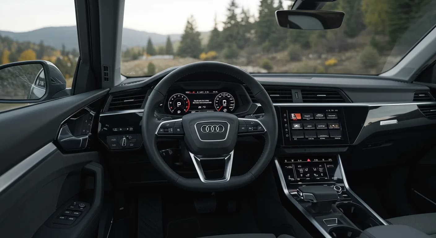 2023 Audi e-tron — Audi e-tron radio plays parked
