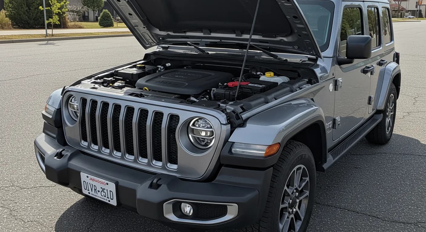 2021 Jeep Wrangler — Jeep Wrangler fuel injector parts scrap