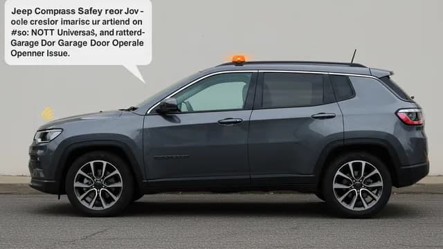 2022 Jeep Compass — Jeep Compass Universal Garage Door Opener
