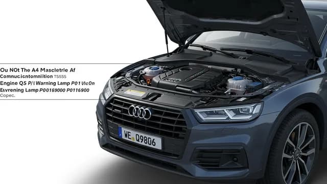 2024 Audi Q5 — Audi Q5 engine warning lamp P016900