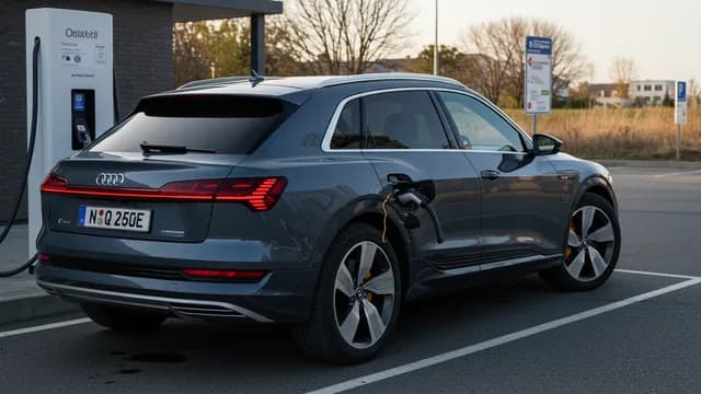 2022 Audi e-tron — Audi e-tron DC charging aborted