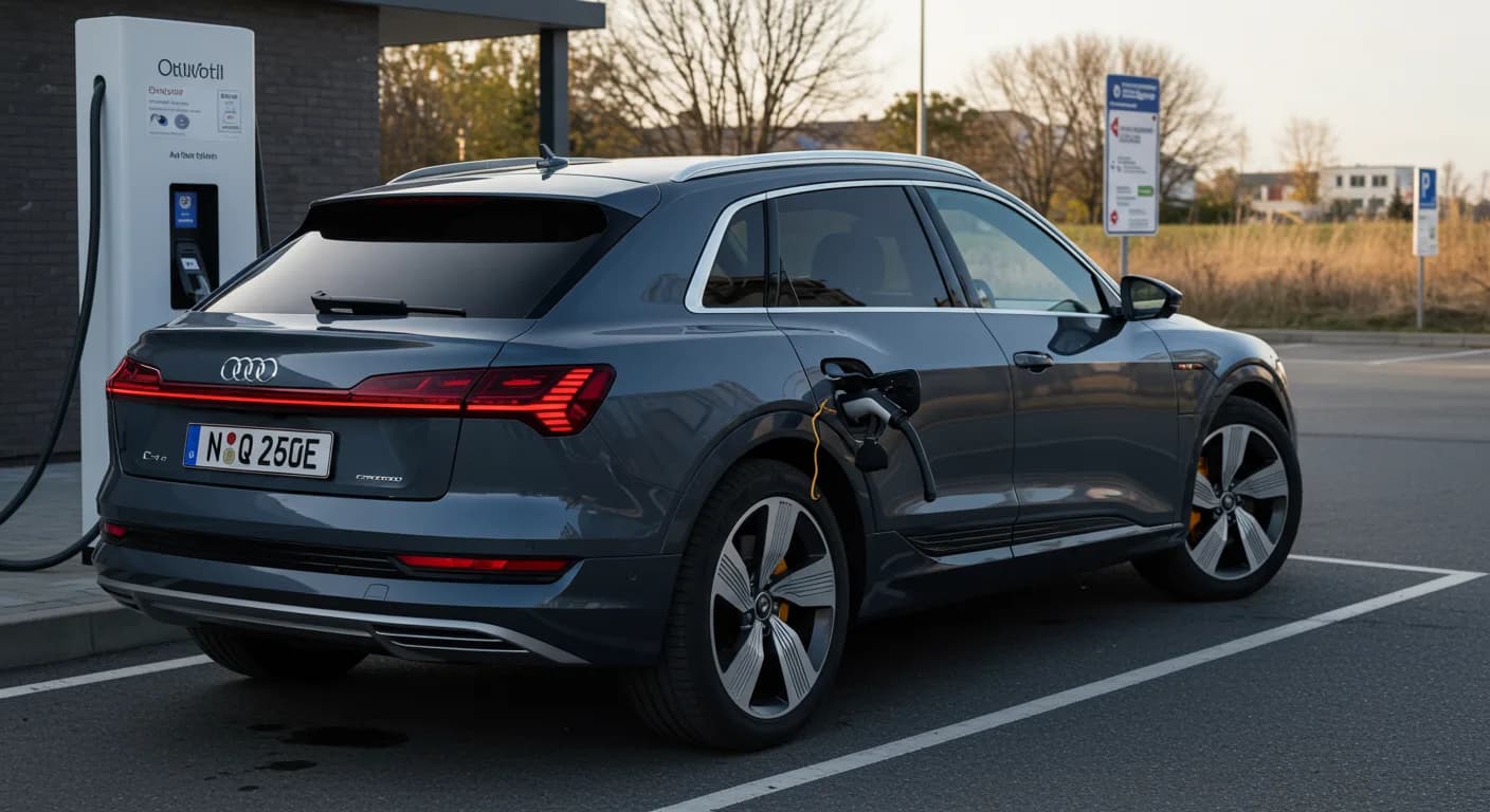 2022 Audi e-tron — Audi e-tron DC charging aborted