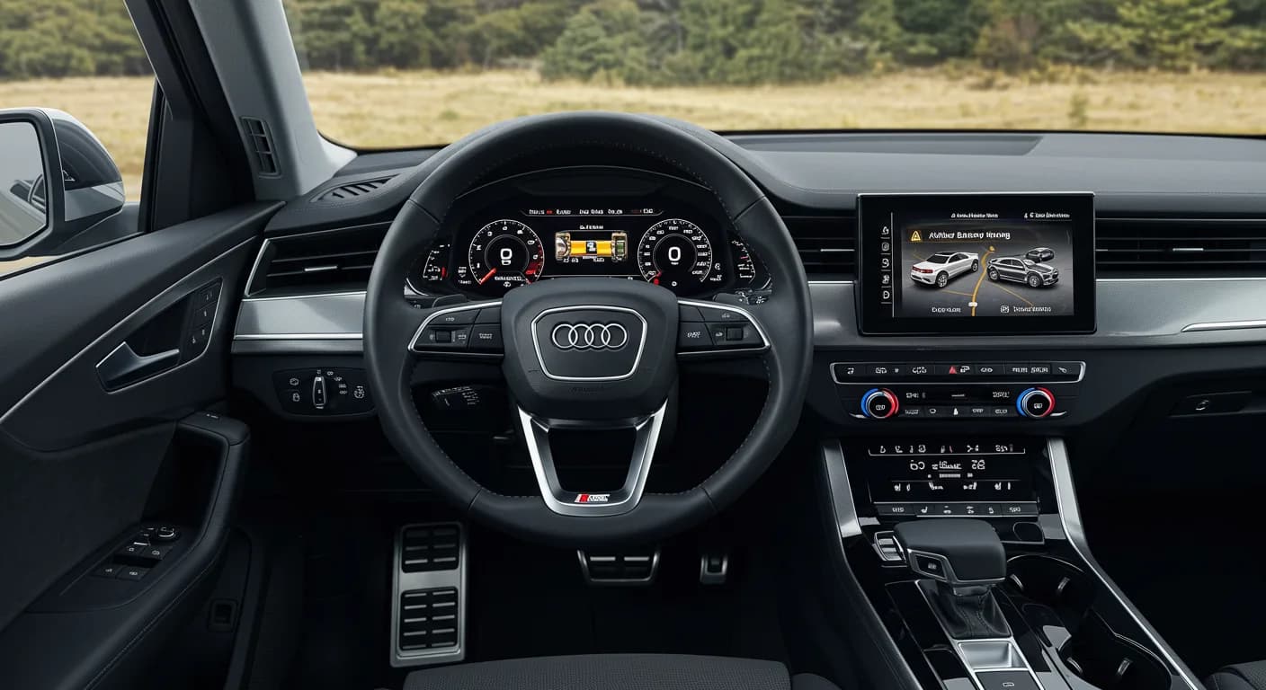 2024 Audi Q8 — Audi yellow battery warning