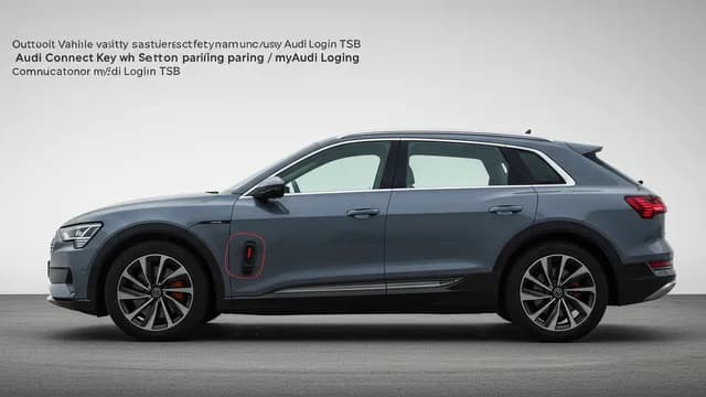 2023 Audi e-tron — Audi connect Key User pairing