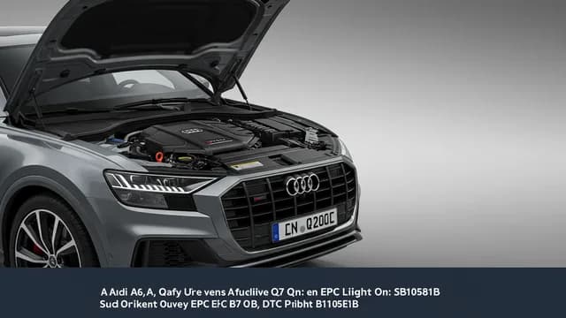 2022 Audi Q8 — Audi Q8 EPC light B10581B