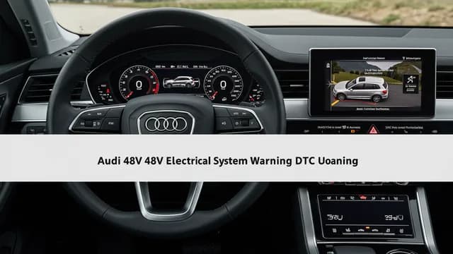 2021 Audi Q8 — Audi 48V electrical system warning
