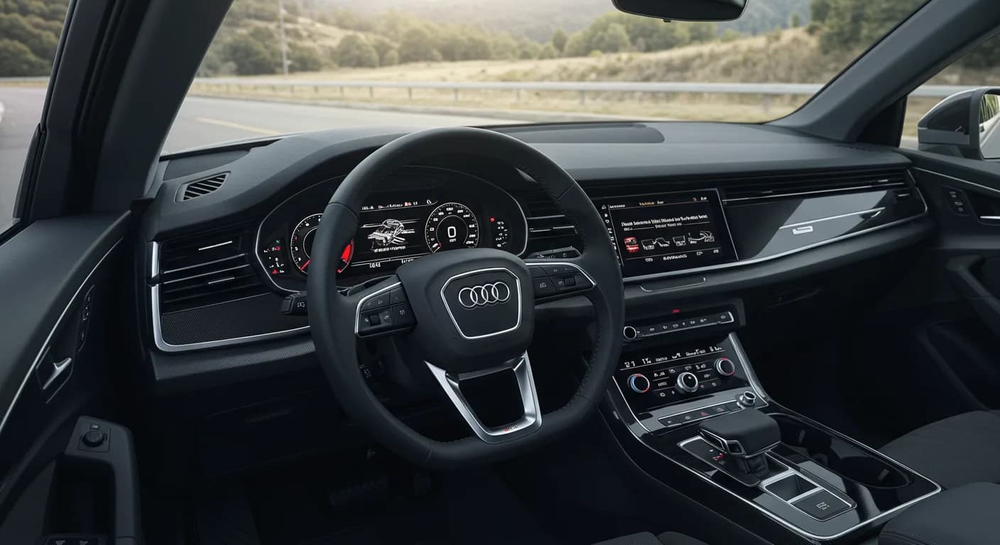 2021 Audi Q8 — Audi Q8 instrument cluster fault