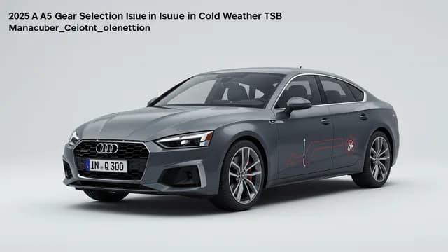 2025 Audi A5 — 2025 Audi A5 manufacturer_communication