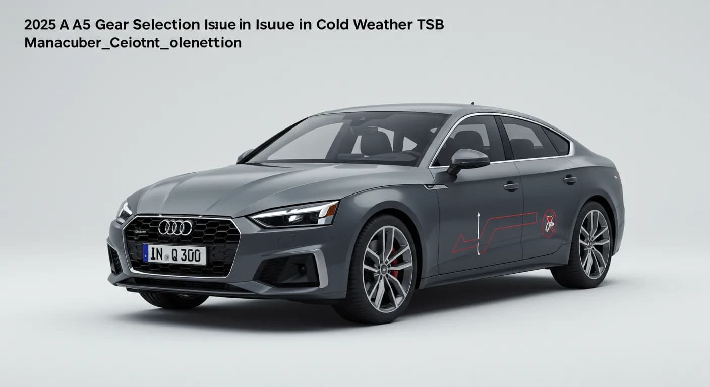 2025 Audi A5 — 2025 Audi A5 manufacturer_communication