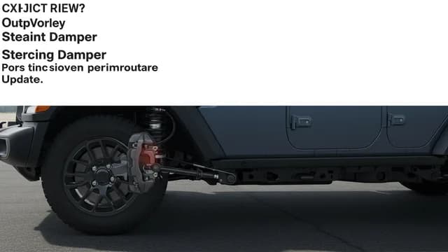 2024 Jeep Wrangler — Jeep Wrangler steering damper