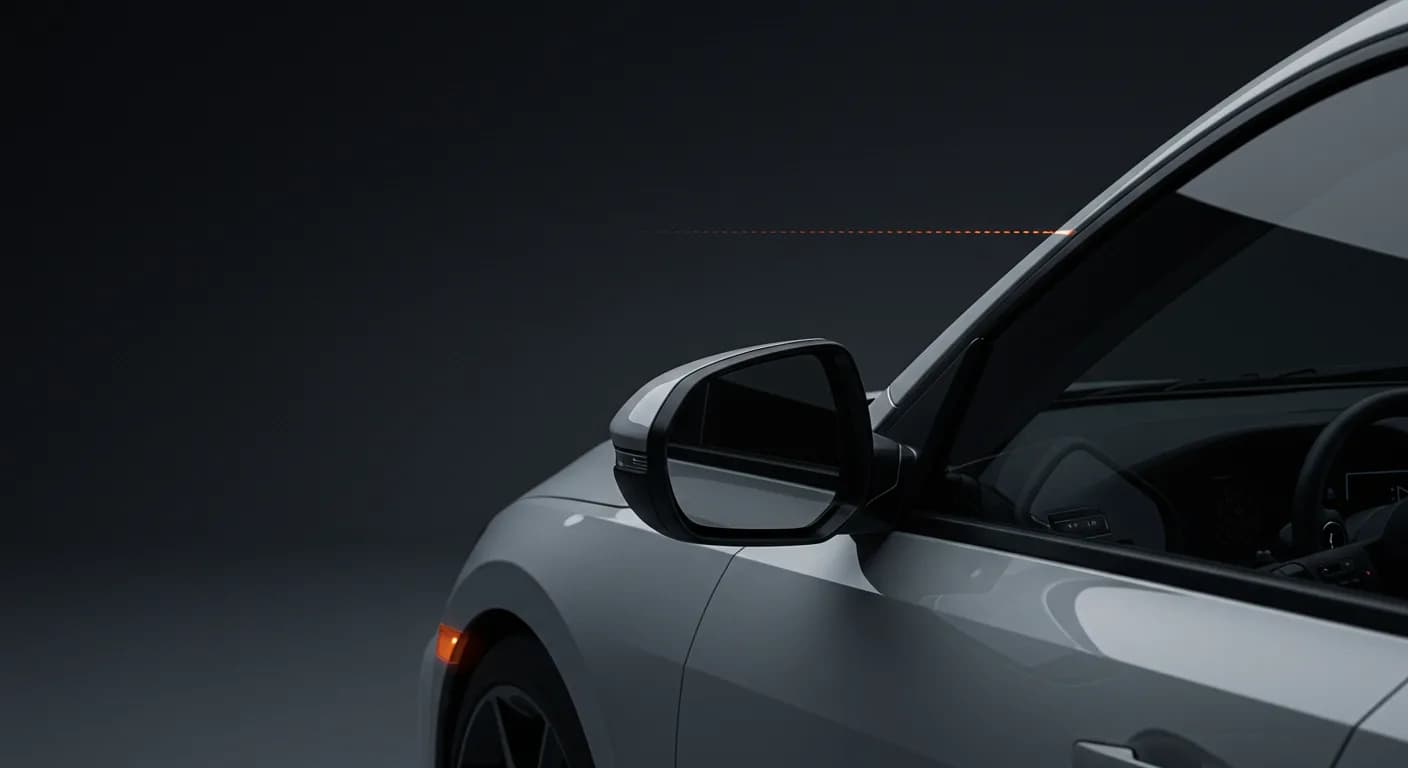 2023 Honda Civic — Honda rearview mirror bracket loose