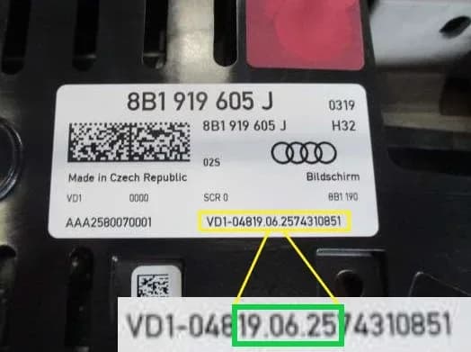 2025 Audi A5 — manufacturer_communication document image 1