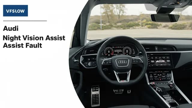 2023 Audi e-tron — Audi night vision assist fault