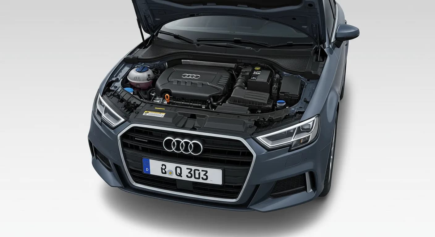2024 Audi A3 — 2024 Audi A3 engine cover