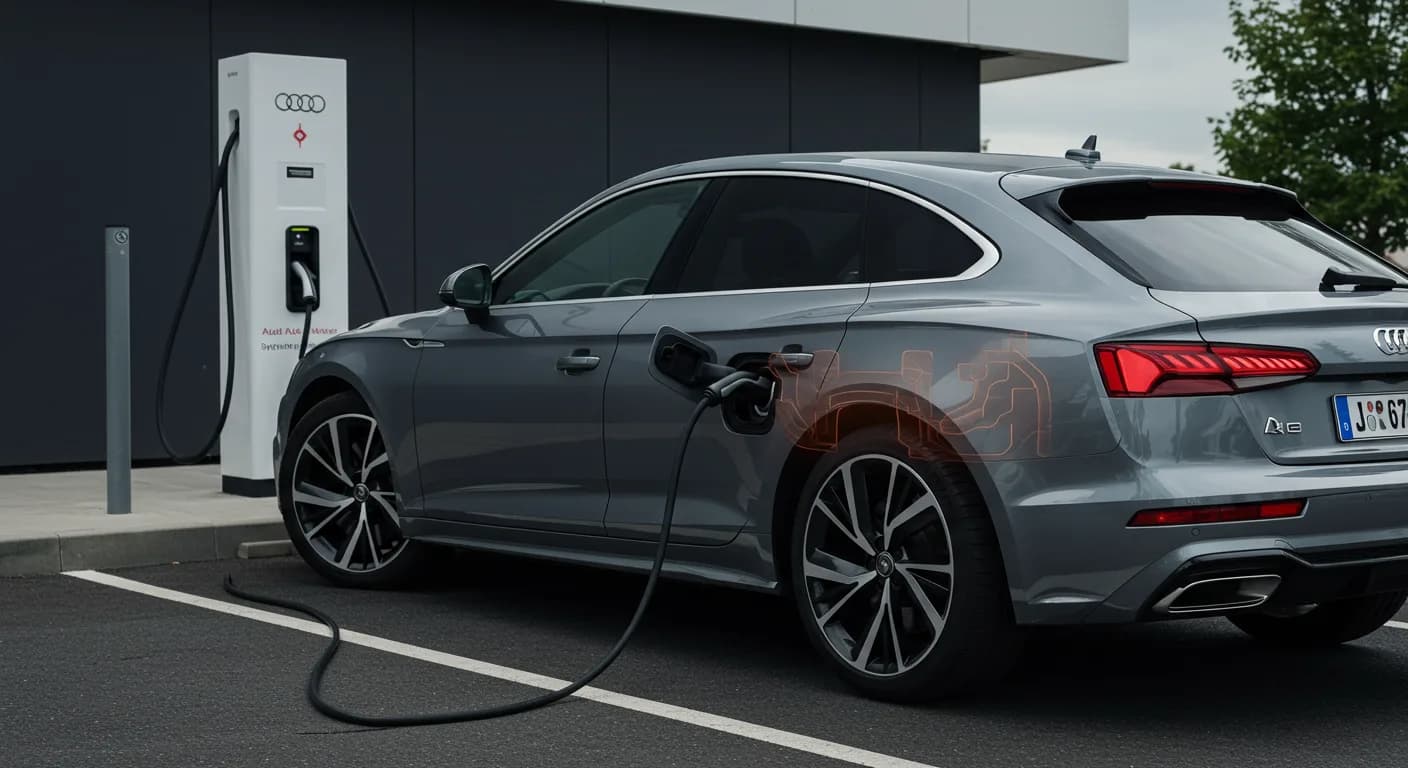 2025 Audi A5 — 2025 Audi A5 charging system fault U01E400