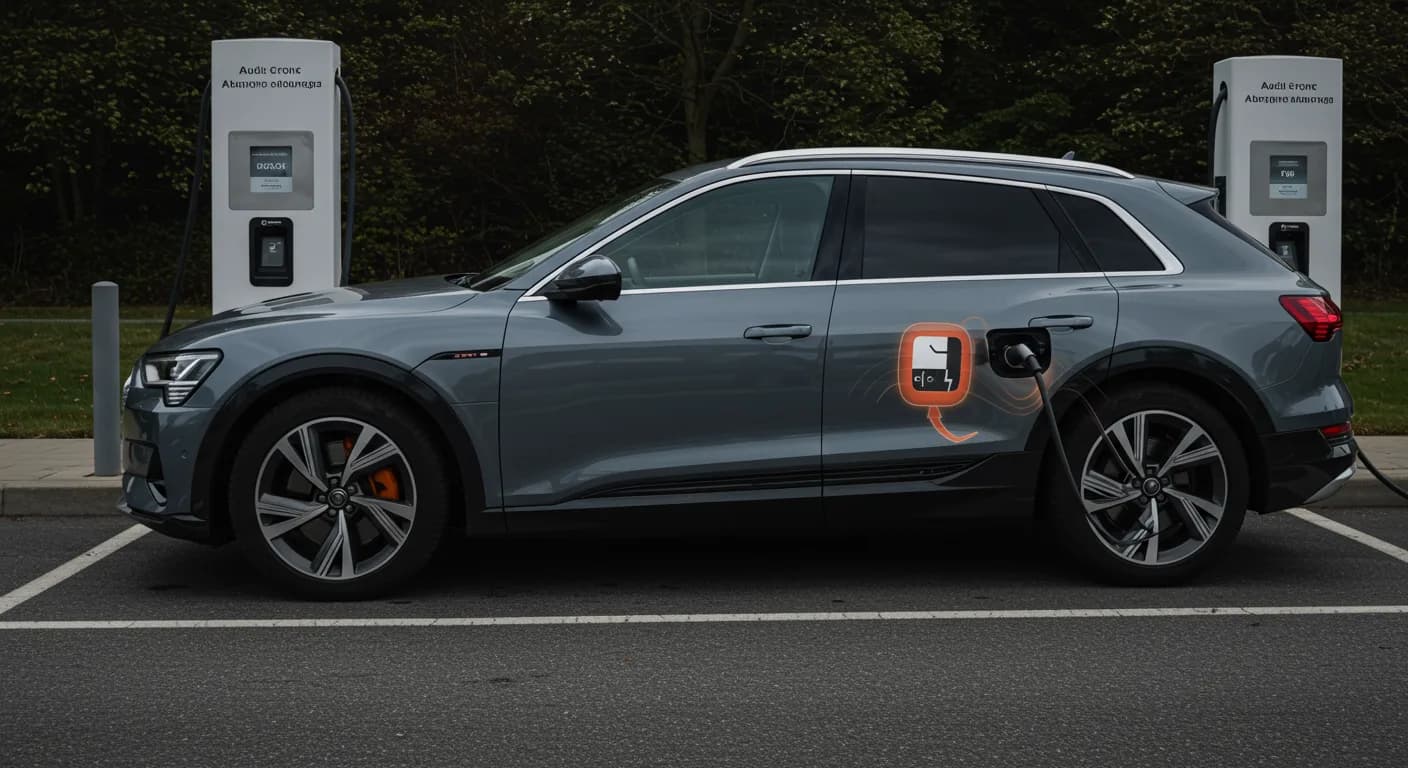 2023 Audi e-tron — Audi e-tron DC charging aborted