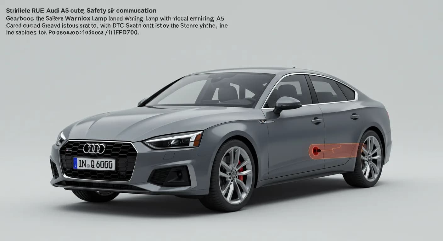 2025 Audi A5 — Audi A5 gearbox warning lamp