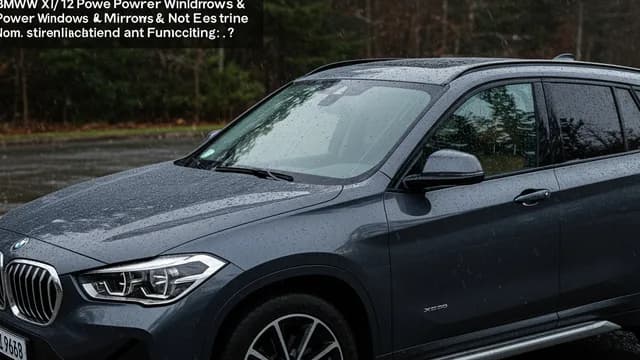 2024 BMW X1 — BMW X1 power windows not working