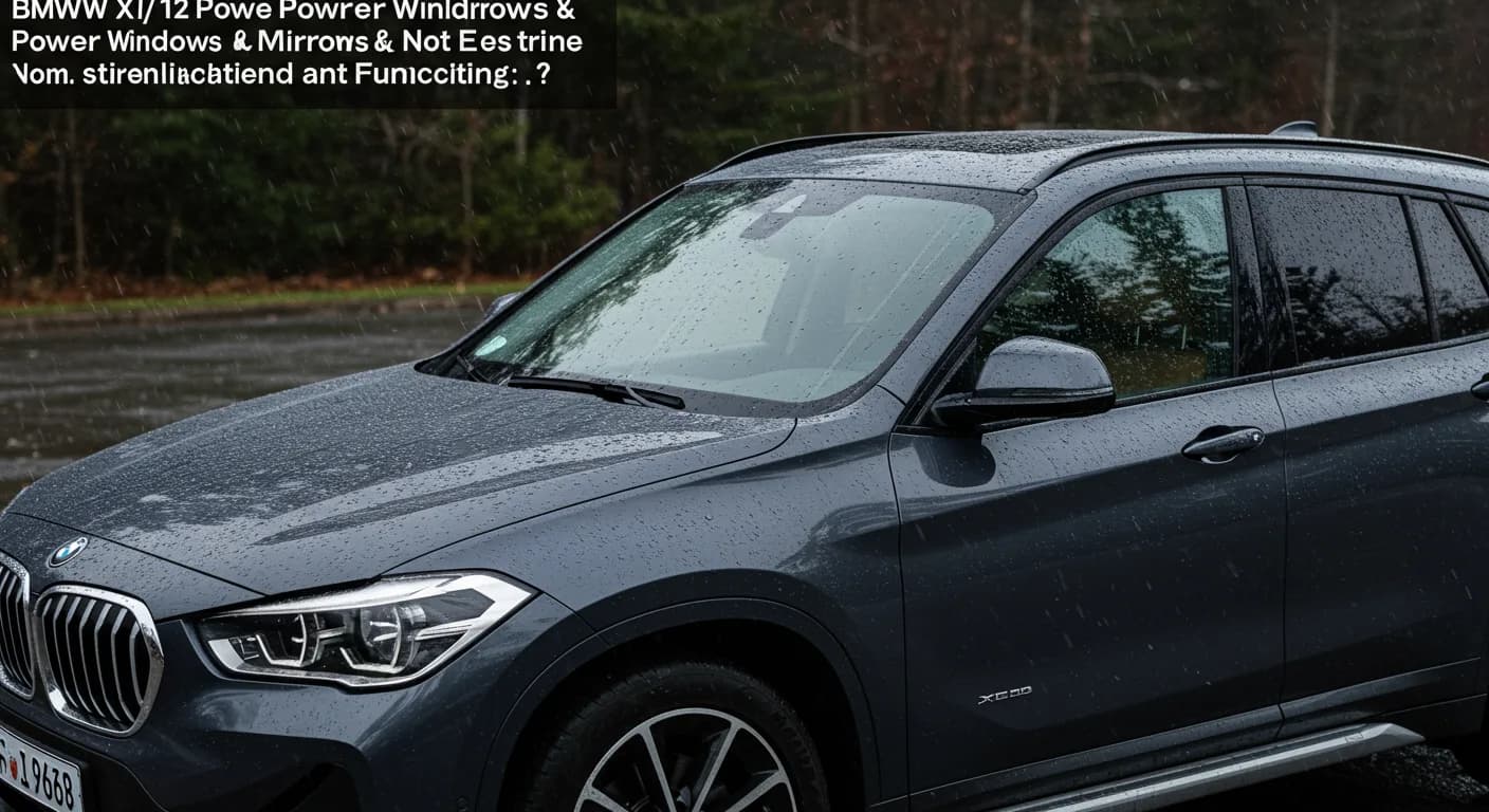 2024 BMW X1 — BMW X1 power windows not working