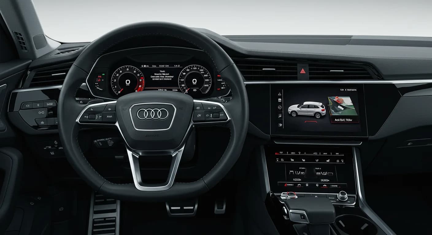 2021 Audi e-tron — Audi virtual cockpit pixel error