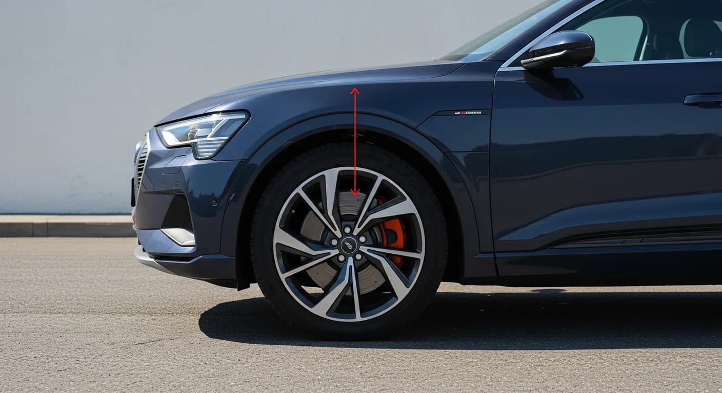 2022 Audi e-tron — Audi hands-off detection prompt