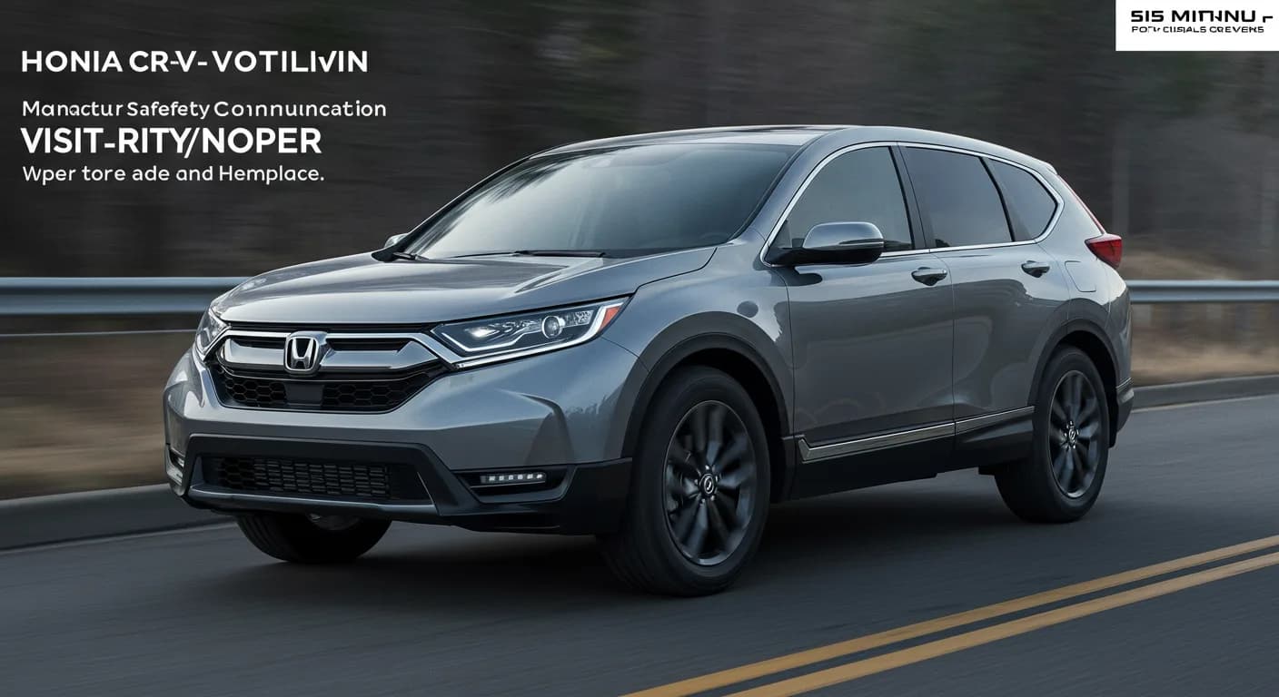 2024 Honda CR-V — Honda CR-V wiper inop