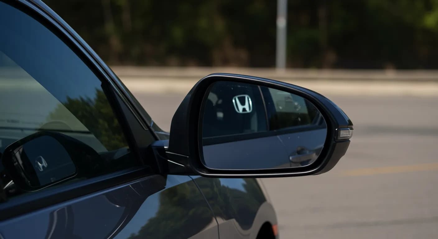 2022 Honda Civic — Honda rearview mirror bracket detached